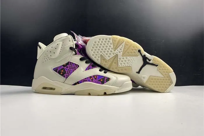 Air Jordan 6 Retro Quai 54 Sail Black CZ4152-101