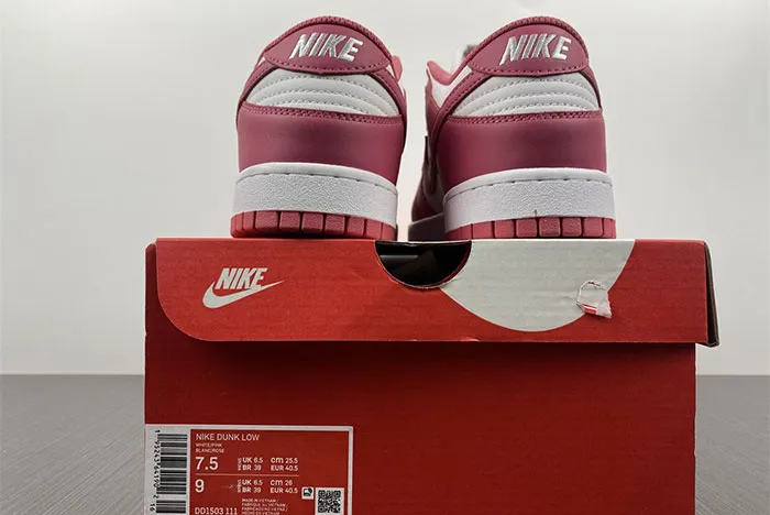 Nike Dunk Low White Archeo Pink DD1503 111