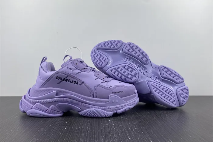 Ba*len*cia*ga triple white black purple
