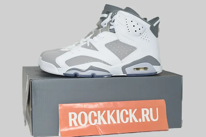 Air Jordan 6 White Medium Grey Cool Grey CT8529 100