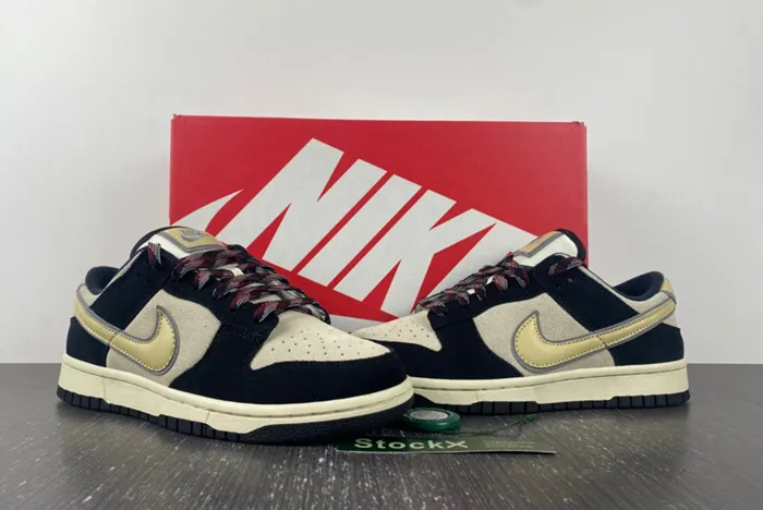 Nike Dunk Low Black Suede DV3054-001